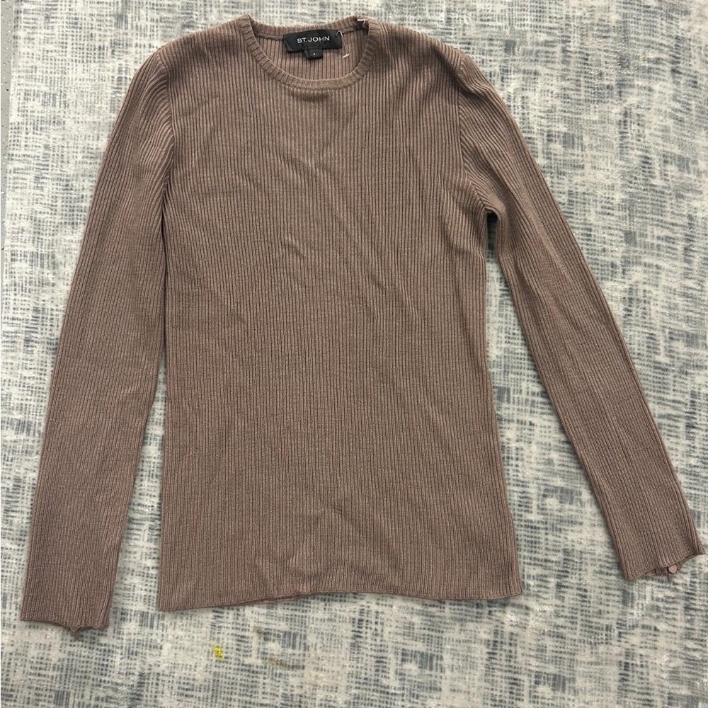 St. John Knit Top in Brown